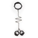 Kajdanki-Leather Collar With Handcuffs Kajdanki-Leather Collar With Handcuffs