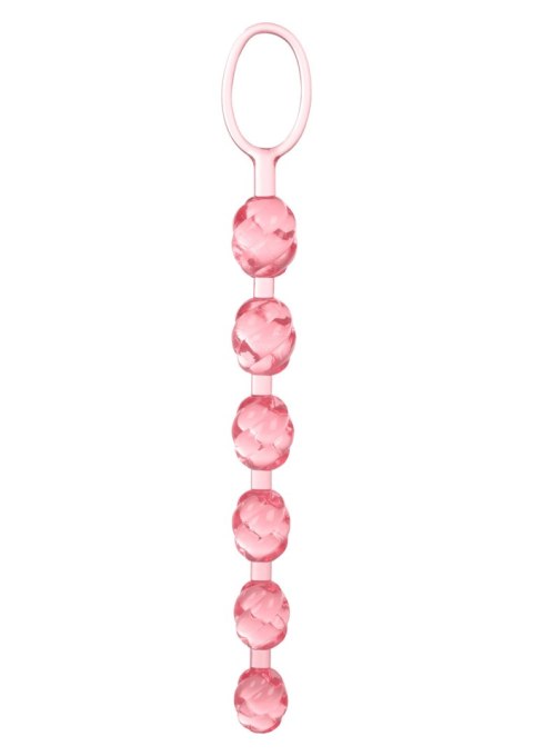 Plug/kulki-SWIRL PLEASURE BEADS PINK Plug/kulki-SWIRL PLEASURE BEADS PINK