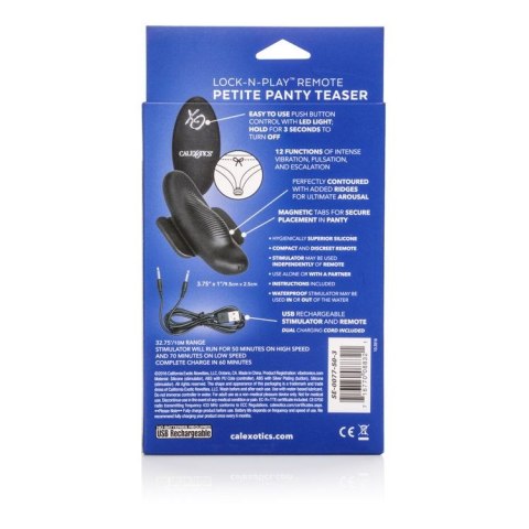 Stymulator-LOCK N PLAY REMOTE PANTY TEASER Stymulator-LOCK N PLAY REMOTE PANTY TEASER