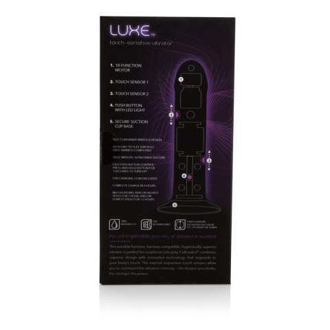 Wibrator-LUXE TOUCH SENSITIVE VIBRATOR PURPLE Wibrator-LUXE TOUCH SENSITIVE VIBRATOR PURPLE