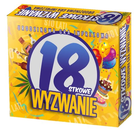 Wyzwanie gra planszowa na imprezę 18stkę prezent Wyzwanie gra planszowa na imprezę 18stkę prezent
