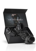 Zestaw kajdanki opaski krępowanie bondage sex bdsm