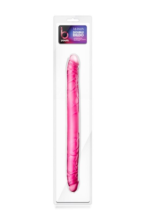 Dildo-B YOURS 16INCH DOUBLE DILDO PINK Dildo-B YOURS 16INCH DOUBLE DILDO PINK