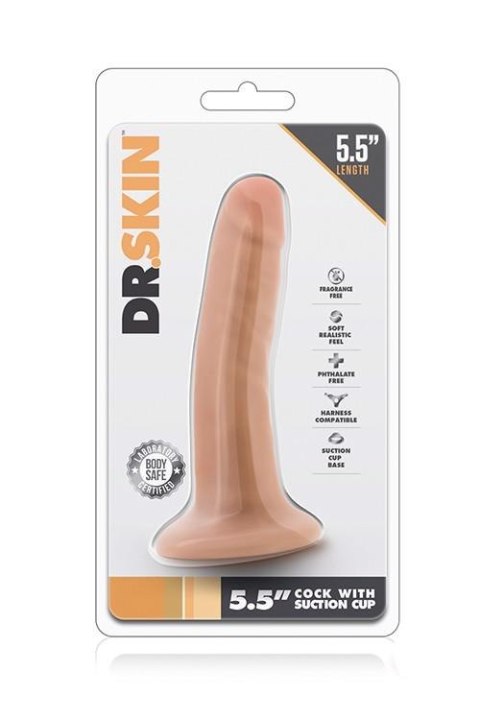 Dildo-DR. SKIN 5.5INCH COCK WITH SUCTION CUP Dildo-DR. SKIN 5.5INCH COCK WITH SUCTION CUP