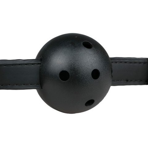 Knebel-Ball Gag With PVC Ball - Black Knebel-Ball Gag With PVC Ball - Black