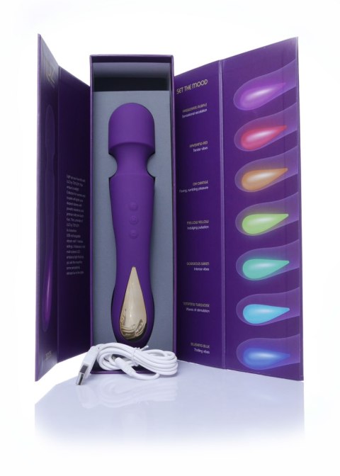 Masażer łechtaczki różdżka led 7 trybów sex 23cm Masażer łechtaczki różdżka led 7 trybów sex 23cm