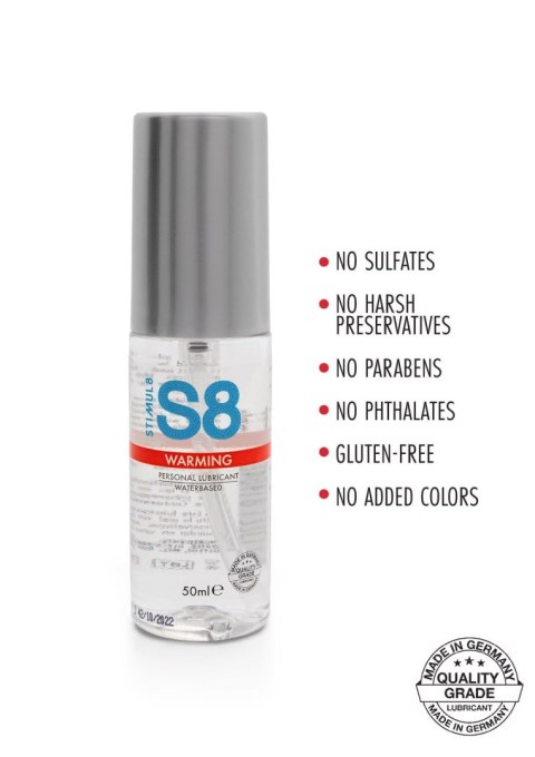 Żel-S8 Warming WB Lube 50ml Żel-S8 Warming WB Lube 50ml