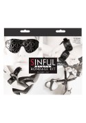 Zestaw-SINFUL BONDAGE KIT BLACK Zestaw-SINFUL BONDAGE KIT BLACK