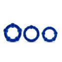 Zestaw-STAY HARD BEADED COCKRINGS BLUE Zestaw-STAY HARD BEADED COCKRINGS BLUE