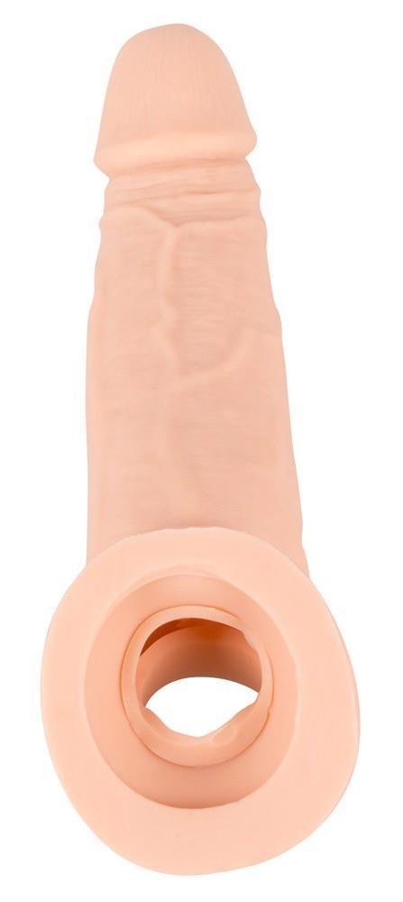 Nasadka rozciągliwa na penisa jądra wydłuża 21cm Nasadka rozciągliwa na penisa jądra wydłuża 21cm