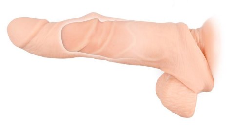 Nasadka rozciągliwa na penisa jądra wydłuża 21cm Nasadka rozciągliwa na penisa jądra wydłuża 21cm