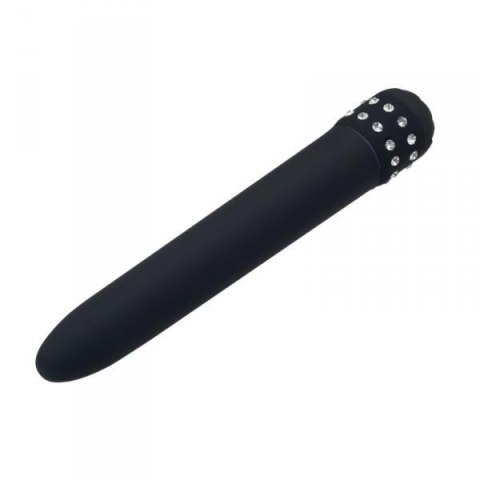 Zdobiony diamencikami kryształkami wibrator 17cm Zdobiony diamencikami kryształkami wibrator 17cm