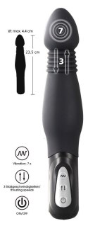 Analny penetrator do pupy wibrator z posuwisty Analny penetrator do pupy wibrator z posuwisty