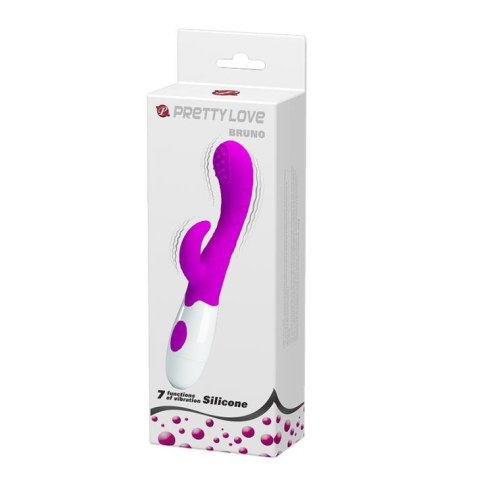 Anatomiczny wibrator z masażerem królik 7 trybów Anatomiczny wibrator z masażerem królik 7 trybów