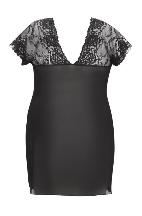 Marina black chemise XXL+ ( czarna halka ) Marina black chemise XXL+ ( czarna halka )