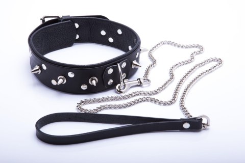 Skórzana obroża dla mężczyzn ćwieki bondage bdsm Skórzana obroża dla mężczyzn ćwieki bondage bdsm