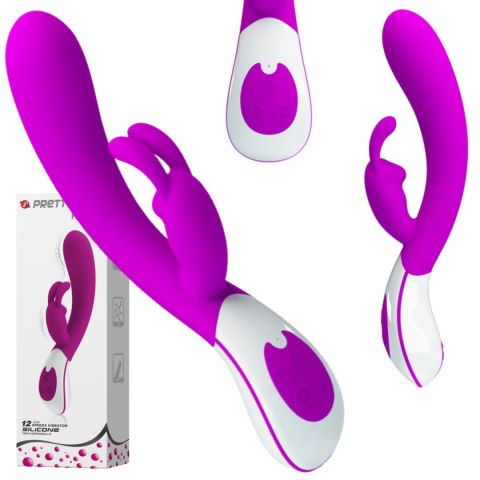 Wibrator damski królik do punktu g i łechtaczki usb 12 trybów Wibrator damski królik do punktu g i łechtaczki usb 12 trybów