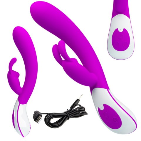 Wibrator damski królik do punktu g i łechtaczki usb 12 trybów Wibrator damski królik do punktu g i łechtaczki usb 12 trybów