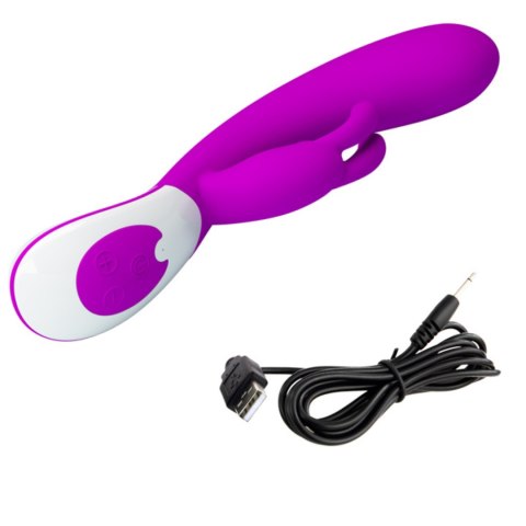 Wibrator damski królik do punktu g i łechtaczki usb 12 trybów Wibrator damski królik do punktu g i łechtaczki usb 12 trybów