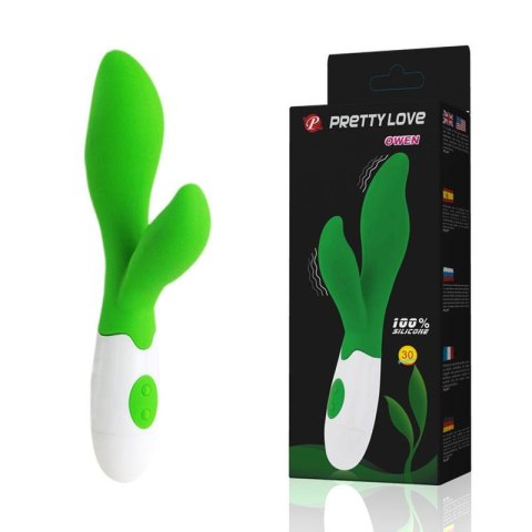 Wibrator z dużym masażerem łechtaczki 30tryb 30cm Wibrator z dużym masażerem łechtaczki 30tryb 30cm