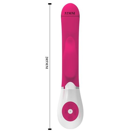 Wibrator ze stymulatorem łechtaczki 20cm 30trybów Wibrator ze stymulatorem łechtaczki 20cm 30trybów