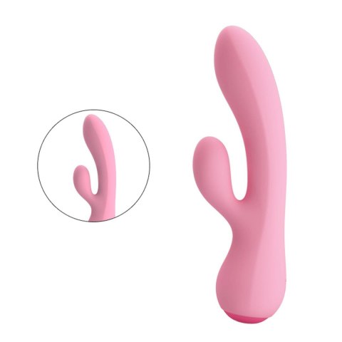 Elegancki silikonowy wibrator wielofunkcyjny 17cm Elegancki silikonowy wibrator wielofunkcyjny 17cm