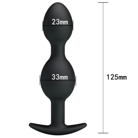 Obciążony wibrujący korek analny kulki sex 12cm Obciążony wibrujący korek analny kulki sex 12cm