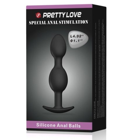 Obciążony wibrujący korek analny kulki sex 12cm Obciążony wibrujący korek analny kulki sex 12cm