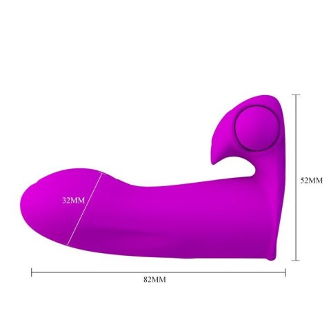 Stymulator punkt g łechtaczka na palec wibracje 8c Stymulator punkt g łechtaczka na palec wibracje 8c