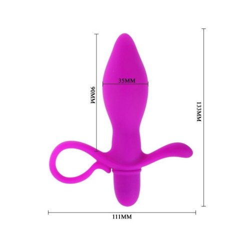 Uniwersalny wibrujący plug waginalny analny 13cm Uniwersalny wibrujący plug waginalny analny 13cm