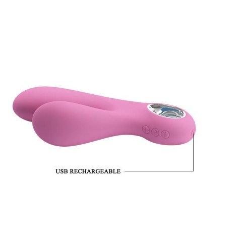 Wibrator do punktu g łechtaczki masażer 17cm usb Wibrator do punktu g łechtaczki masażer 17cm usb