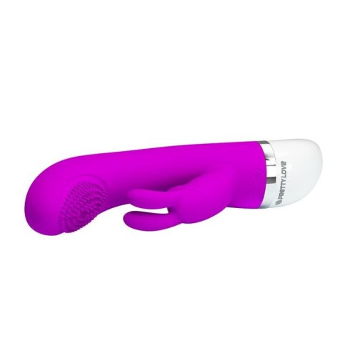 Wibrator do punktu g z masażerem łechtaczki 18cm Wibrator do punktu g z masażerem łechtaczki 18cm