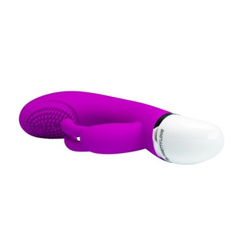 Wibrator do punktu g z masażerem łechtaczki 18cm Wibrator do punktu g z masażerem łechtaczki 18cm