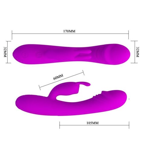 Wibrator królik stymulator łechtaczki 30tryb 17cm Wibrator królik stymulator łechtaczki 30tryb 17cm