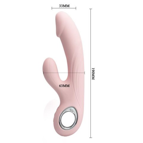 Wibrator łechtaczkowy królik punkt g 7trybów 19cm Wibrator łechtaczkowy królik punkt g 7trybów 19cm