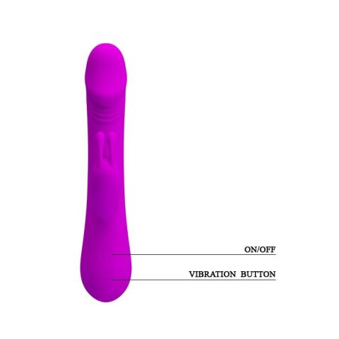 Wibrator z masażerem łechtaczki 30 trybów 21cm sex Wibrator z masażerem łechtaczki 30 trybów 21cm sex