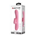 Wibrator z obrotowym masażerem łechtaczki 20cm usb Wibrator z obrotowym masażerem łechtaczki 20cm usb