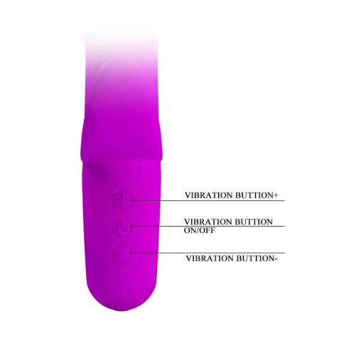 Wibrator ze stymulatorem analnym łechtaczki 35tryb Wibrator ze stymulatorem analnym łechtaczki 35tryb