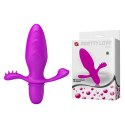 Wibrujący korek analny z wypustkami 10trybów 13cm Wibrujący korek analny z wypustkami 10trybów 13cm