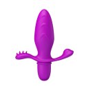 Wibrujący korek analny z wypustkami 10trybów 13cm Wibrujący korek analny z wypustkami 10trybów 13cm