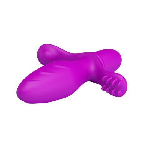 Wibrujący korek analny z wypustkami 10trybów 13cm Wibrujący korek analny z wypustkami 10trybów 13cm