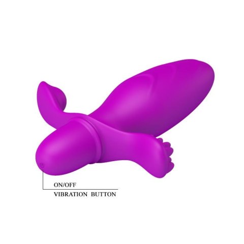 Wibrujący korek analny z wypustkami 10trybów 13cm Wibrujący korek analny z wypustkami 10trybów 13cm
