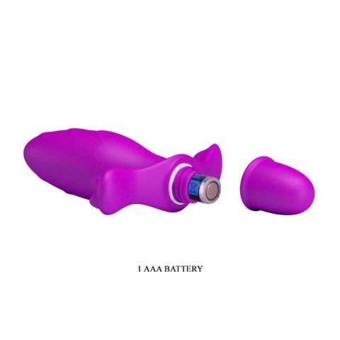 Wibrujący korek analny z wypustkami 10trybów 13cm Wibrujący korek analny z wypustkami 10trybów 13cm