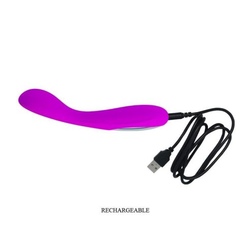 Wibrujący masażer do punktu g usb 30 trybów 17cm Wibrujący masażer do punktu g usb 30 trybów 17cm