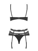 Komplet erotyczny pas stanik stringi obsessive s/m