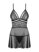 Koszulka erotyczna komplet stringi 838-bab-1 l/xl