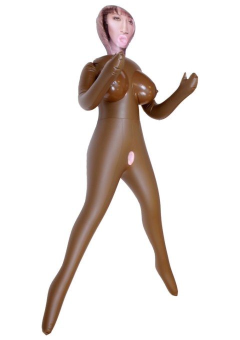 Lalka miłości dmuchana sex lala czarna 3 dziury Lalka miłości dmuchana sex lala czarna 3 dziury