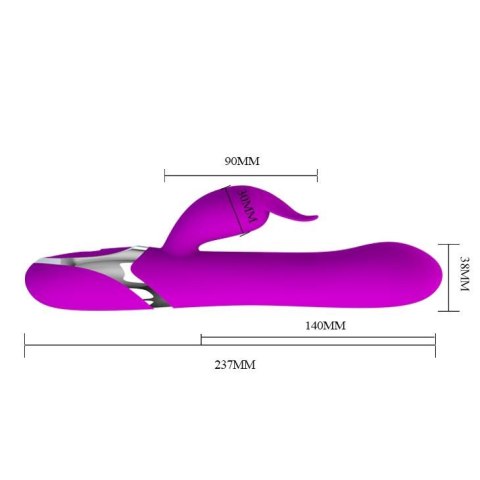 Pompowany wibrator wielofunkcyjny 23cm 7trybów usb Pompowany wibrator wielofunkcyjny 23cm 7trybów usb