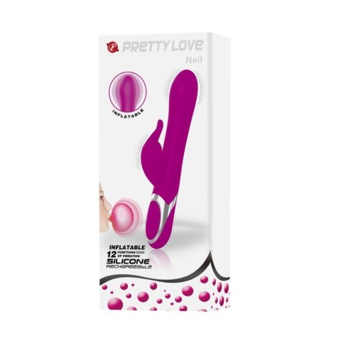 Pompowany wibrator wielofunkcyjny 23cm 7trybów usb Pompowany wibrator wielofunkcyjny 23cm 7trybów usb
