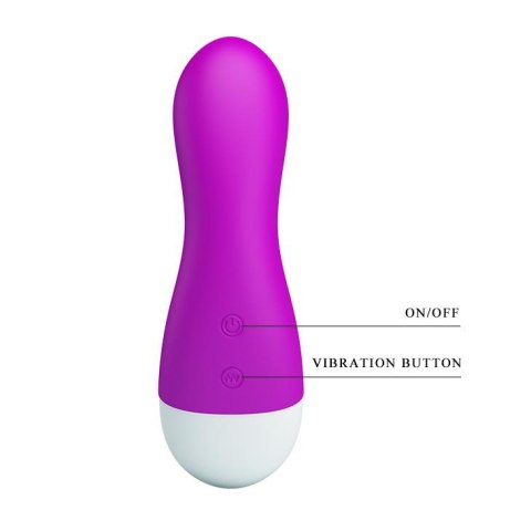 Silikonowy masażer łechtaczki mini wibrator 12cm Silikonowy masażer łechtaczki mini wibrator 12cm